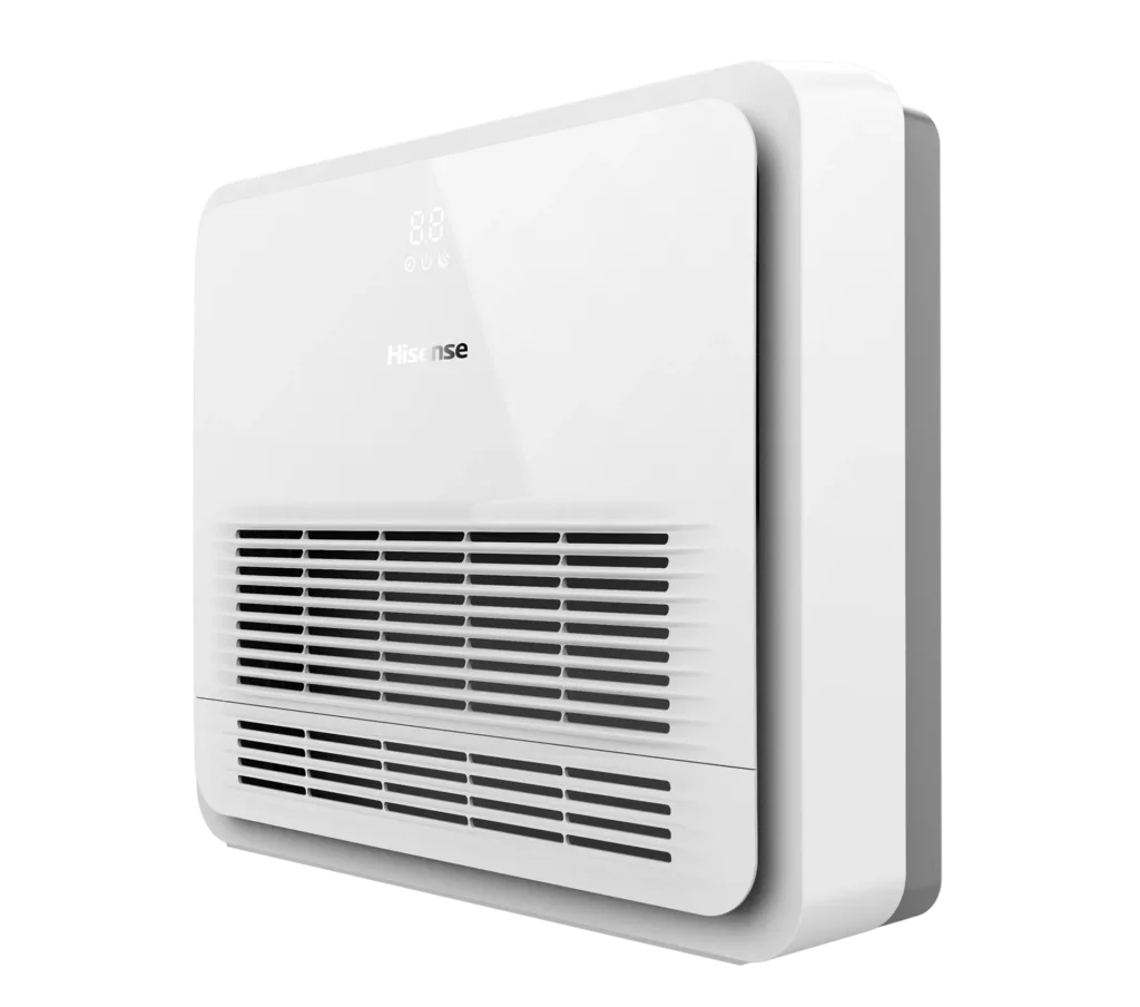 Floor console split system air conditioning
