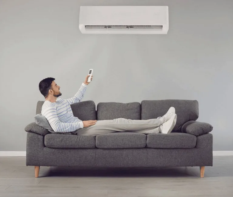 Split system air conditioning