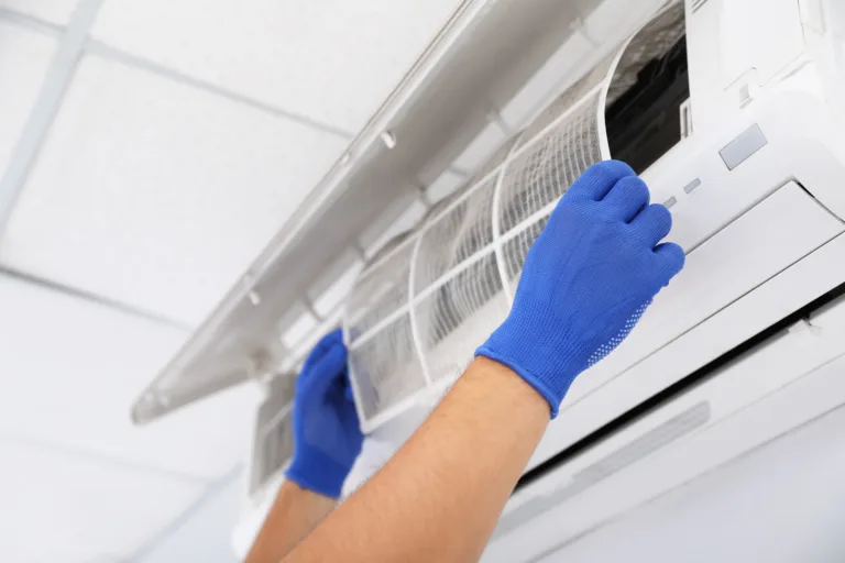 Return air filter media deep cleaning